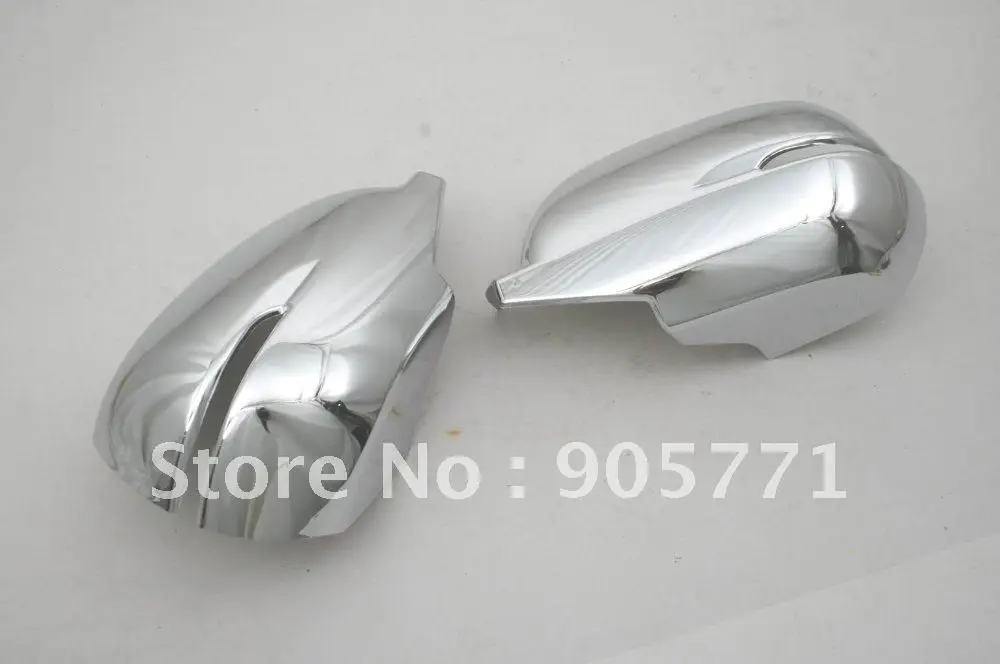 High Quality Chrome Mirror Cover w/Integrated Turn Signal Cutout for Honda CRV 2012 free shipping