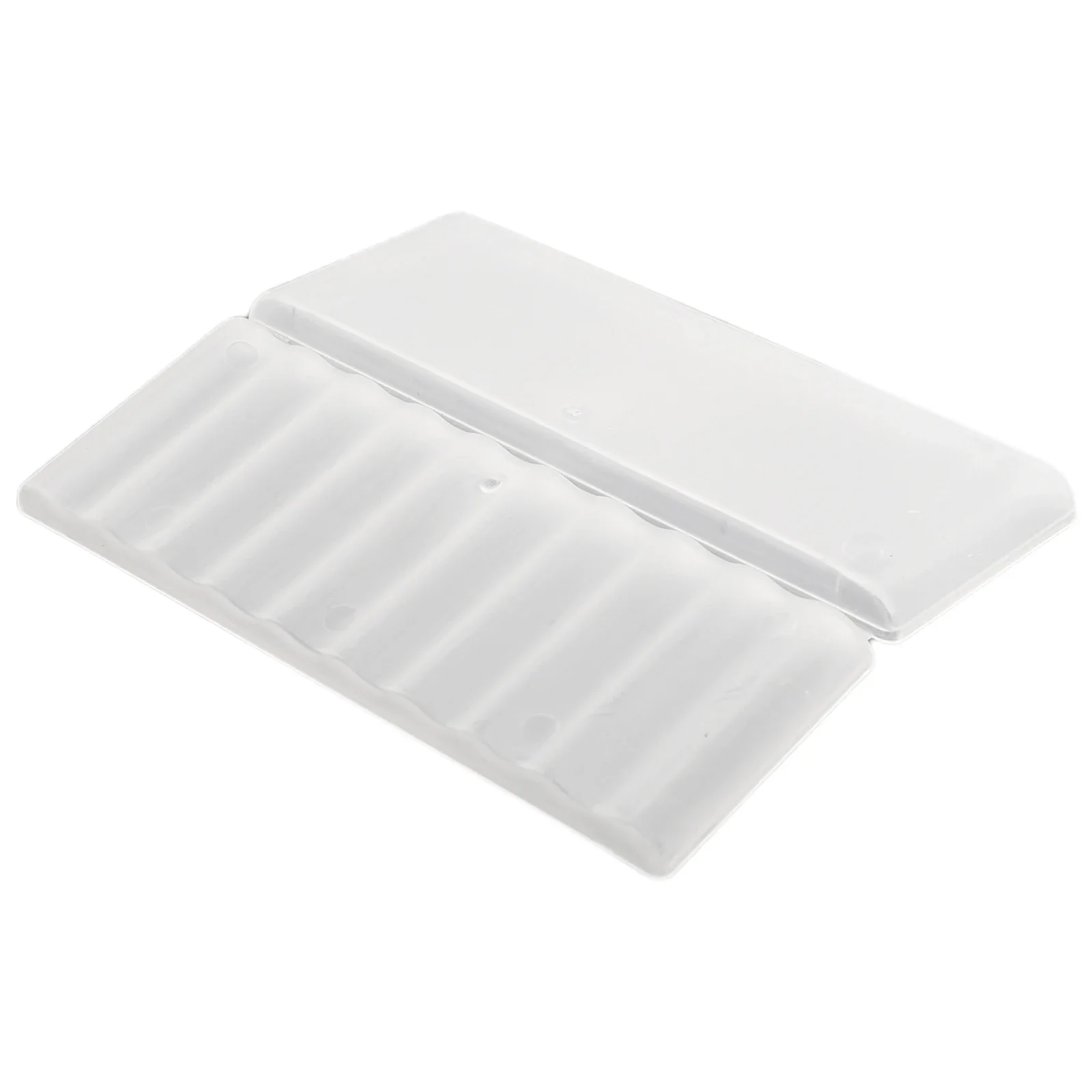Plastic Battery Organizer For 10 AA Or AAA Cells With Shell And Tight Seal For Reliable Protection And Portability