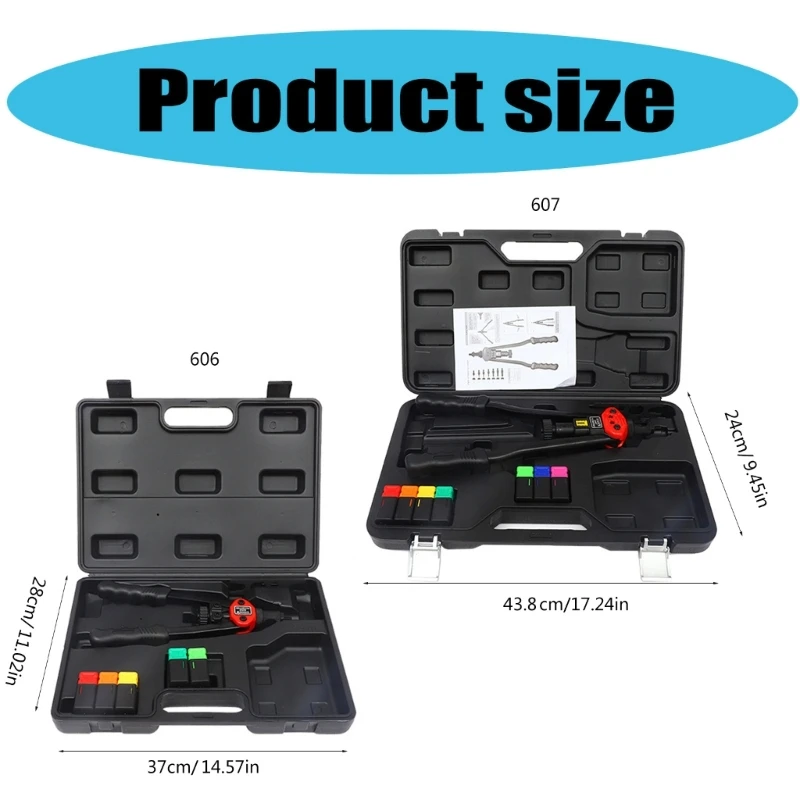Professional Rivet Nut Tool Comfortable Grip For Automotive Repair Mechanical Assembly Tasks Reduced Operators Fatigue