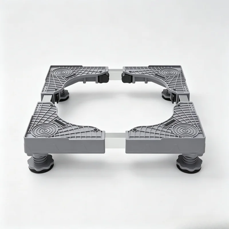 Height Adjustable Household Appliance Support Stand Multi Purpose Rack For Washing Machine Dryer Refrigerator