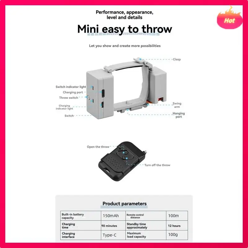 ayhf-スローワー-エアドロップ-システム-ドローン配送装置-dji-mini-2-mini-se-mavic-mini-ドローン-アクセサリー-エア-ドロップ-ディスペンサー