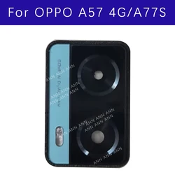 Rear Back Camera Glass Lens For OPPO A57 4G A57S A57E A77 4G A77S Replacement With Adhesive Sticker CPH2387 CPH2385