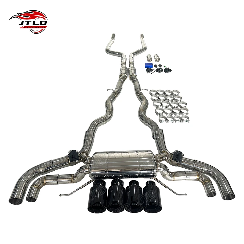 JTLD Performance Valvetronic Exhaust Catback System for BMW M850l N63 V8 4.4 Engine