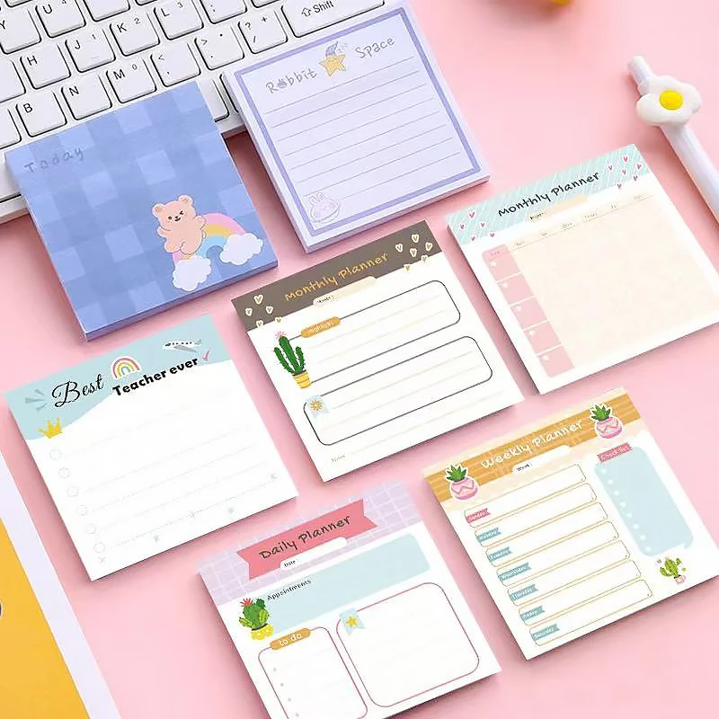 Customized LOGO Information, Tearable Sticky Notes, Message Notes, Student Office Labels, and Sticky Notes