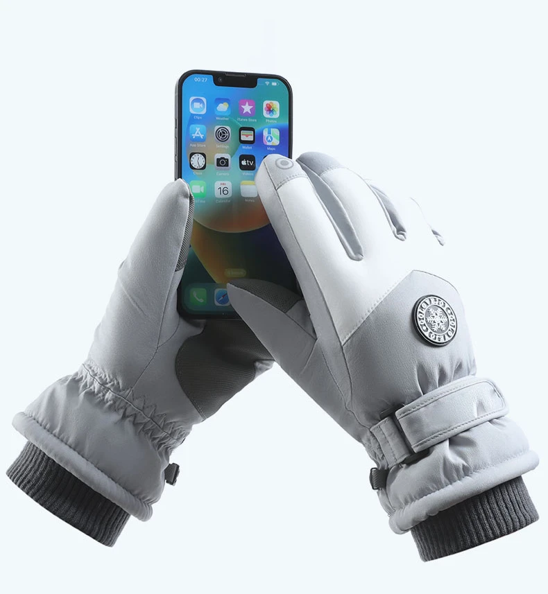 

Высококачественные уличные снежные сенсорные водонепроницаемые ветрозащитные лыжные перчатки с ремешком на запястье лыжные перчатки для спорта на открытом воздухе