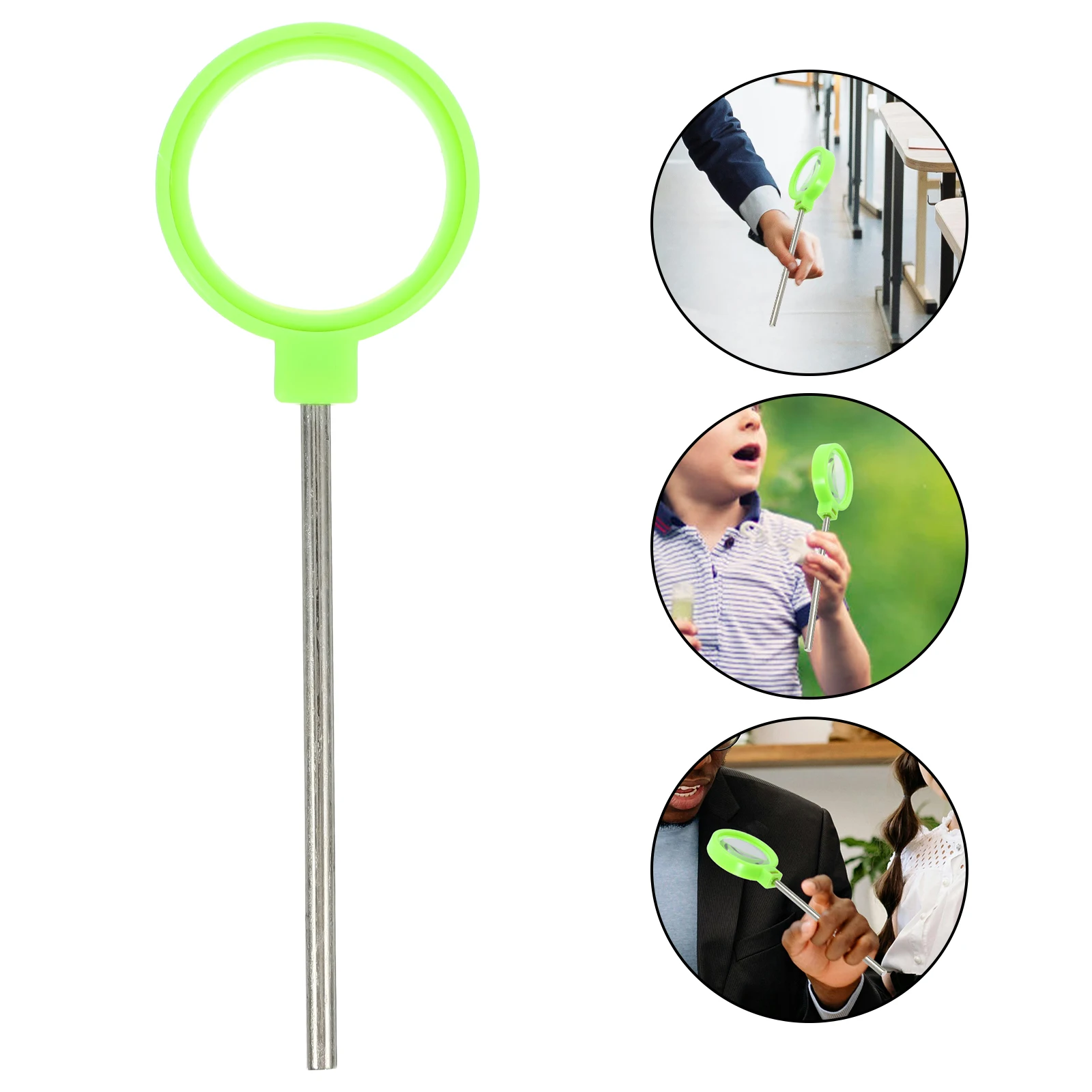 

Lens for Physics Teaching Handheld Convex Lenses Plastic Optical Experiment Kit