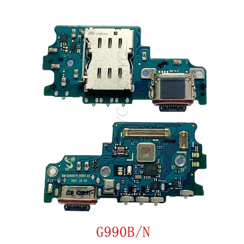 USB Charging Connector Port Board Flex Cable For Samsung S21 FE 5G G990 G990B G990U Charging Connector Repair Parts