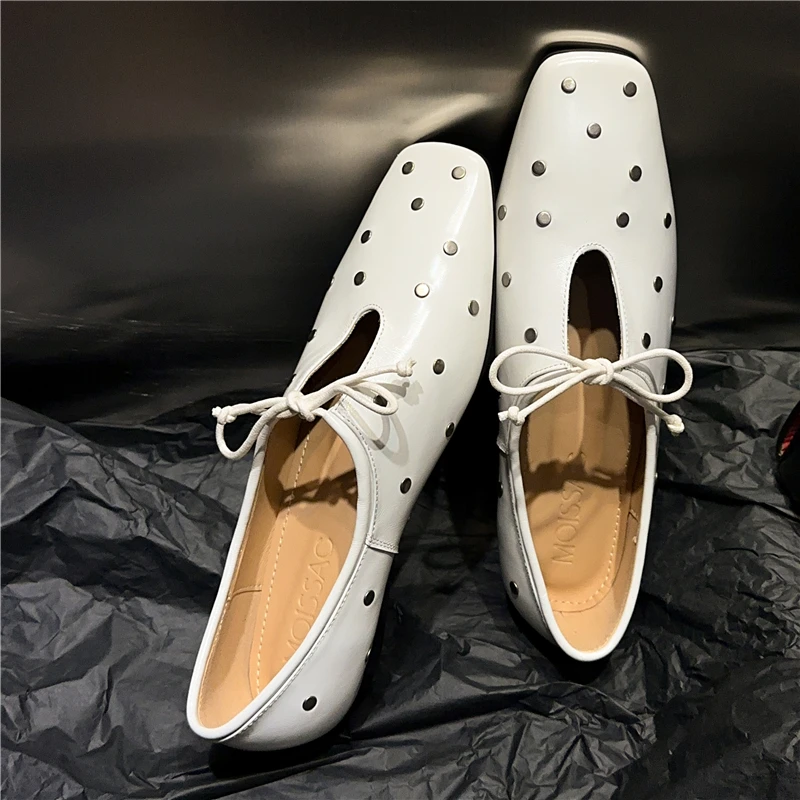 

Asumer Size 34-43 New Genune Leather Shoes Women Lace Up Low Heels Spring Summer Shoes Fashion Party Dress Shoes Ladies Footwear