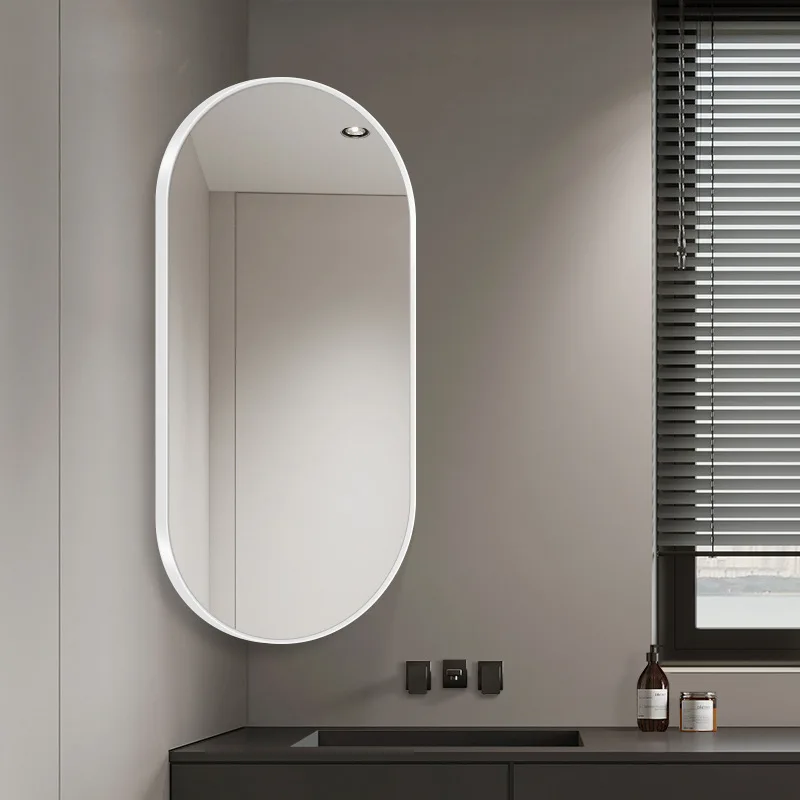 

New 360-degree rotation, bathroom mirror, toilet, runway shape, wall hanging, foldable, retractable