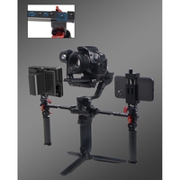 Adjustable Handgrip Dual Carbon Handle Grip Clamp Mount For DJI Ronin RSC 2 RS2 Handheld Stabilizer Monitor Bracket