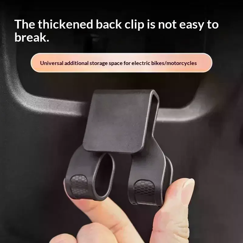 1/5/10Pcs Hidden Car Hook For Electric Vehicles Multi-functional Rear Seat Phone Holder Hook Auto Interior Accessories