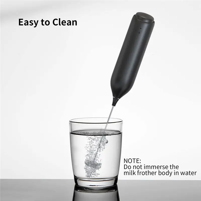 2026 + رغوة الحليب القابلة لإعادة الشحن محمولة مع حامل، رغوة القهوة الكهربائية، خفق كهربائي، خلاط مشروبات محمول