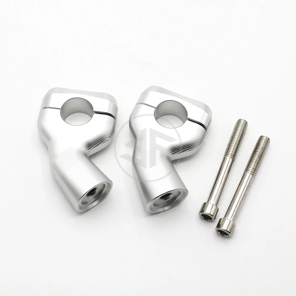 Motorcycle Accessories Handlebar Riser Clamps Adapter For TRIUMPH Bobber Black Bonneville T100 T120 Speedmaster Raises Handlebar