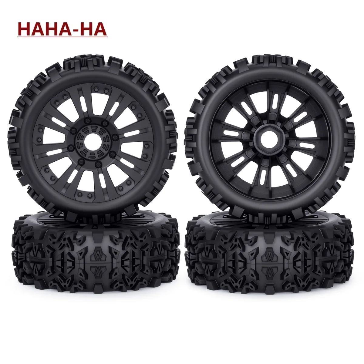 

4Pcs 121*43mm Off-Road Buggy Wheels Tire 17mm Hex for 1/8 RC Car ARRMA Typhon Talion Traxxas Redcat Team Losi Kyosho HPI HSP VRX