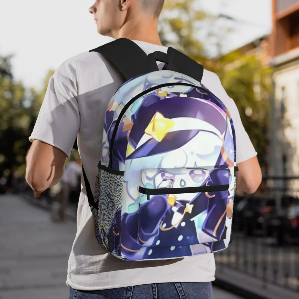Milky Way Cookie Run Kingdom Game Backpack Student BookBag Children School Bag Laptop Shoulder Bags for Boys Girls