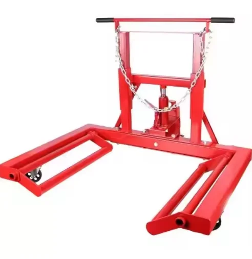 

%&Wheel Dolly 1500Lbs Dual Hydraulic Wheel Lifter Tire Transport Jack