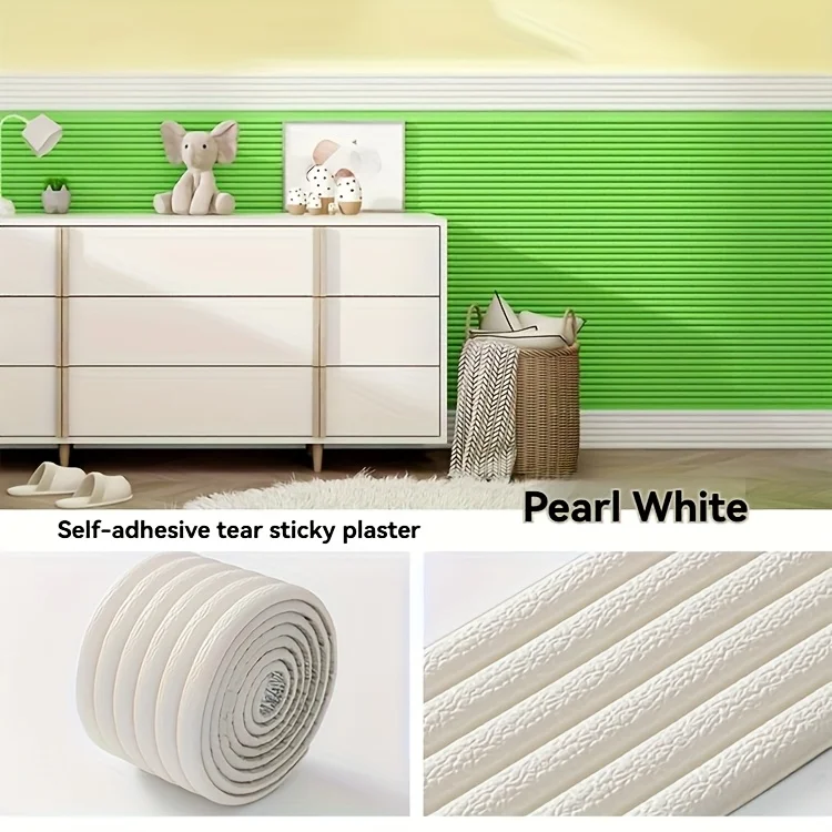1PC Self-Adhesive Anti-Collision Strip Anti-Collision Protection Wall Sticker Soft Pack Pad Wall Corner Protection Edge Strip