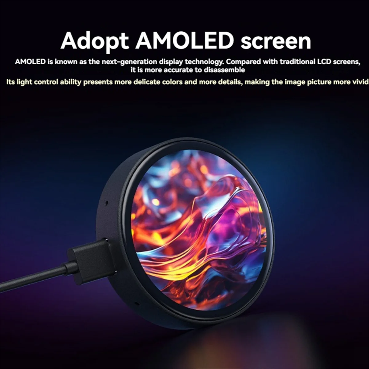 ESP32-S3 Development Board 1.75inch AMOLED Touchs n with Case Support DeepSeek XiaoZhi AI Voice Interaction