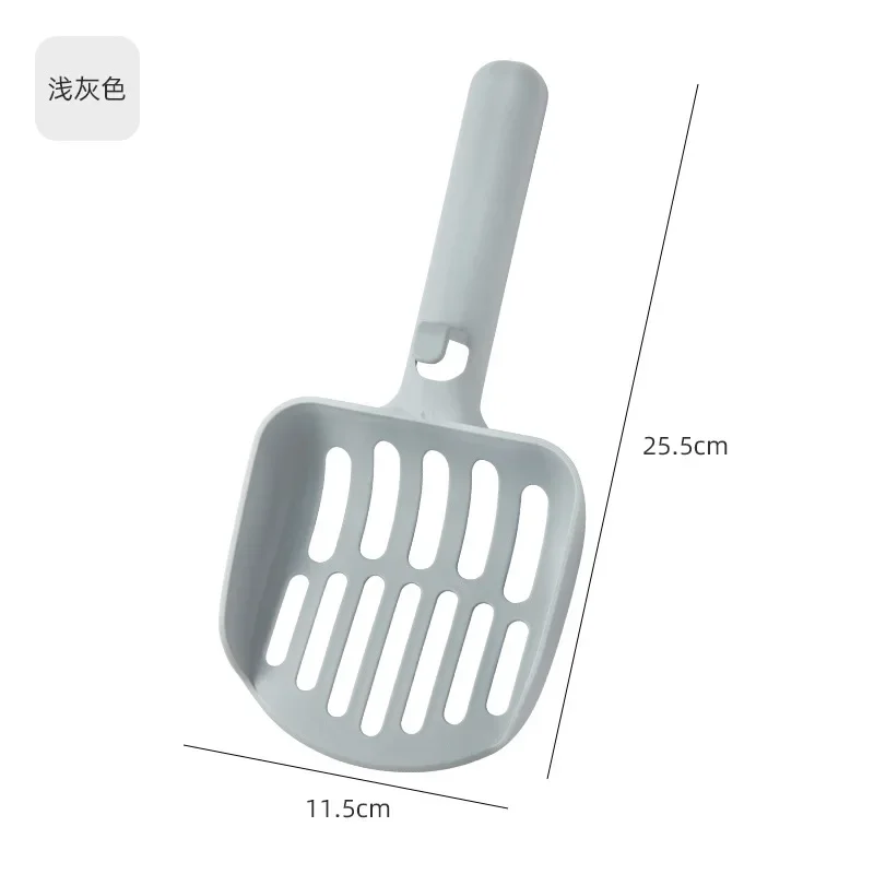 Large Cat Litter Shovel Cat Sand Poop Shovel Artifact Cleaning Long Handle with Hung Hook Pet Supplies Cat Litter Scoop Supplies