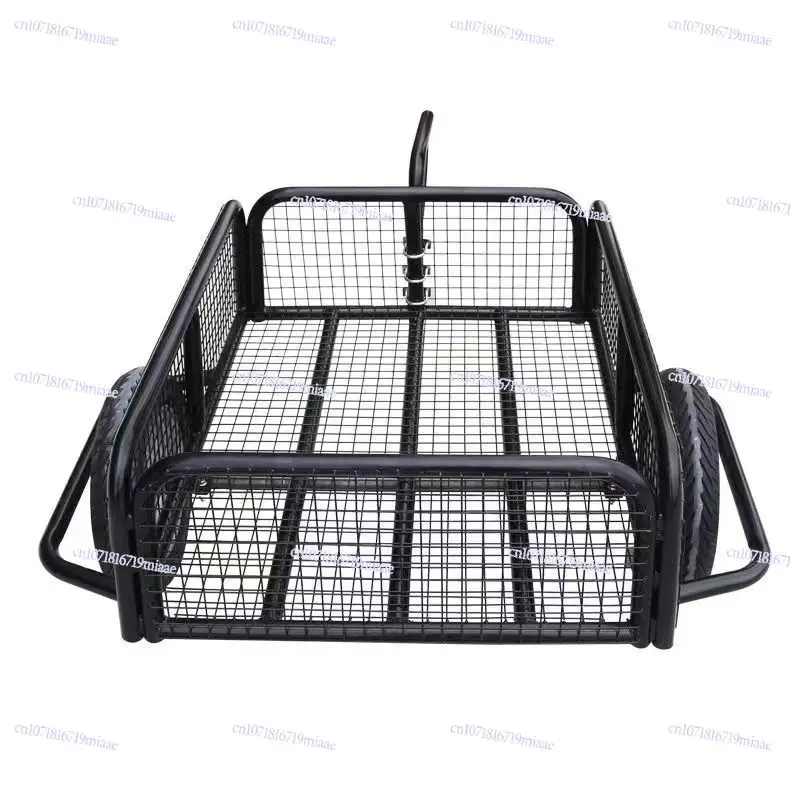

New small hanging bucket outdoor pulling car electric car motorcycle rear hanging small trailer