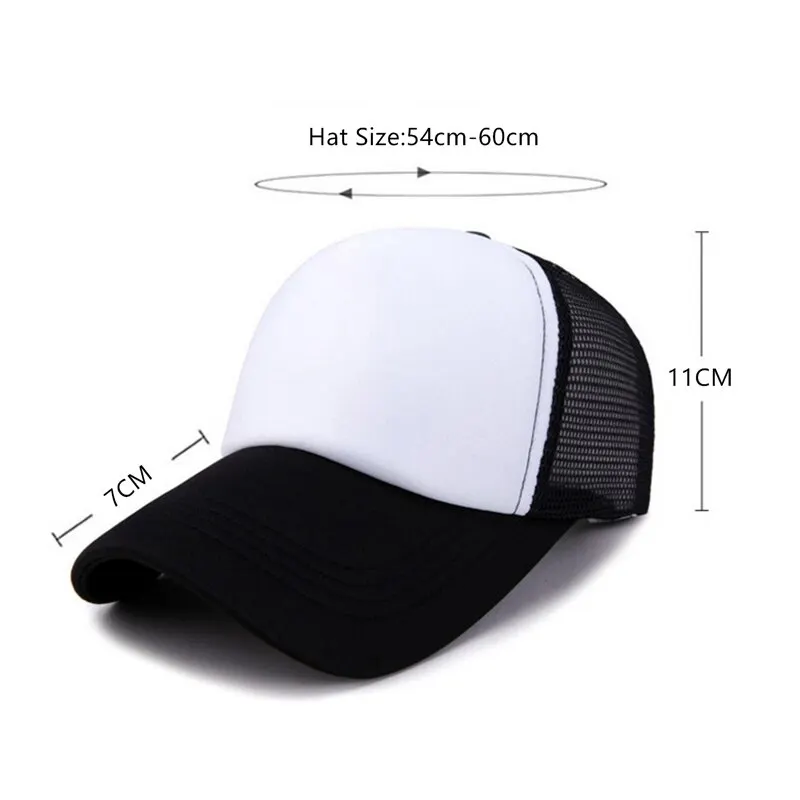 2026New model Unisex Cap Casual Plain Mesh Baseball Cap Adjustable Snapback Hats for Women Men Hip Hop Trucker Cap Streetwear view 6