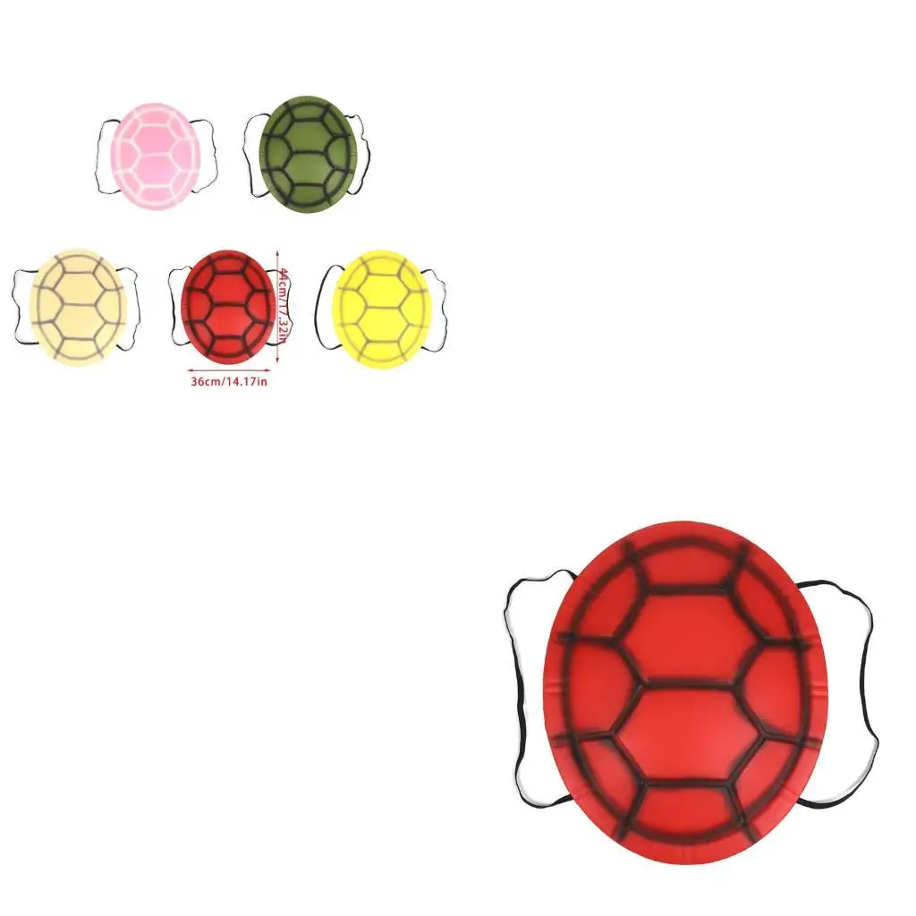 

652F Wearable Tortoise Shell Costume with Elastic Strap for Kid Adult Cosplay Halloween Cosplay Tortoise Costume Accessory