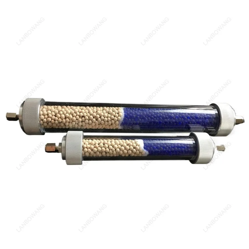 Purification Tube Organic Glass Hydrogen Drying Tube Dehydrocarbonation Water Removal Tube Gas Mixer Gas Chromatography
