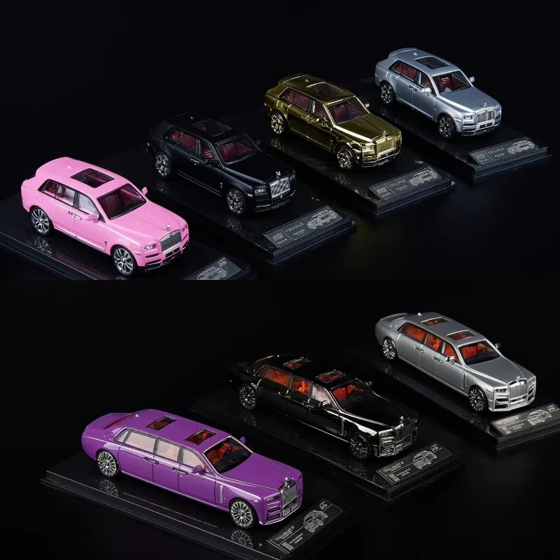 

Smallcarart 1:64 Rolls-Royce Phantom 8th Generation Mansory modified Cullinan static alloy car model, boys' festival gift toy.