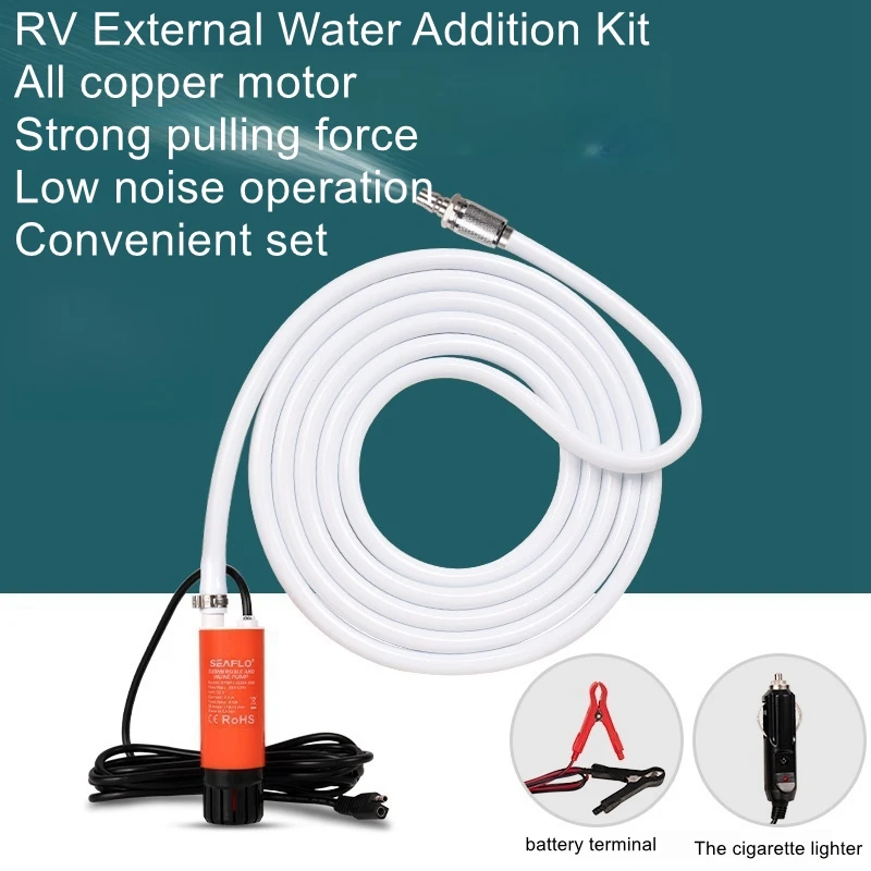 

RV Plus Water Pump DC 12V Submersible Pump Mini Portable Pumping Outdoor Shower Bathing Goddess