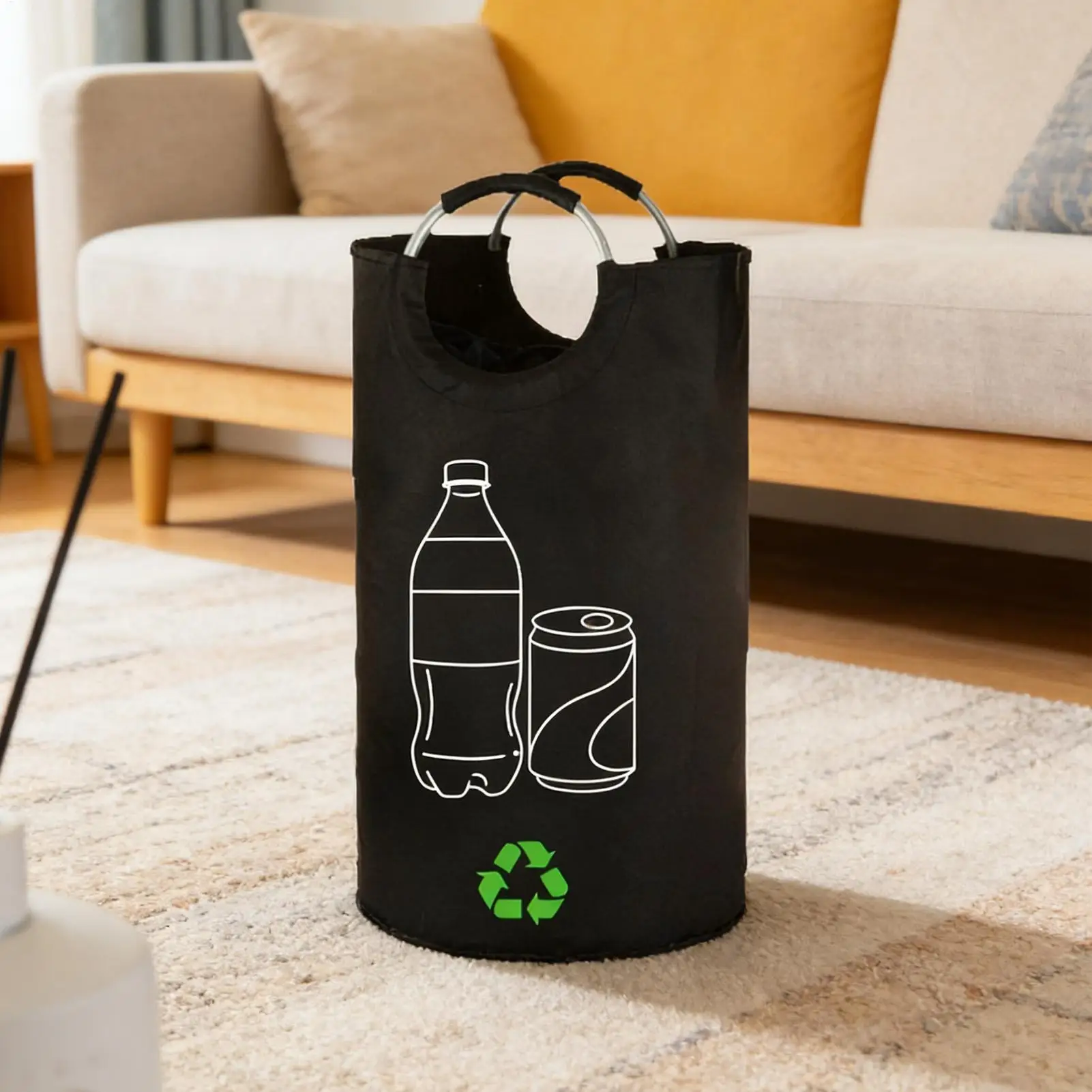 

Recycling Trash Bags 82L Storage Container Recycling Container with Double Handles for Bedroom Dorm College Home Kitchen