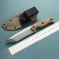 New VG10 Steel Survival Knife High Hardness Outdoor Camping Heavy Duty Titan Portable Straight Blade