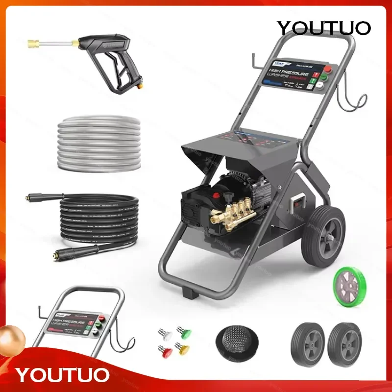 for New Original Factory AC 220V 100Bar 130Bar 10Mpa 13Mpa Electric High Pressure Cleaner Car Washer Whole Set Accessories
