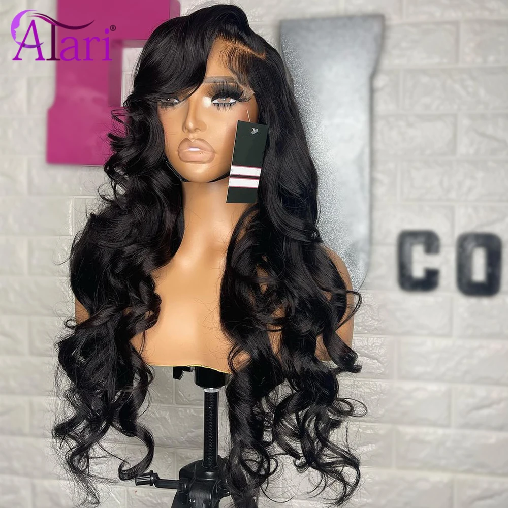 Light Brown Body Wave Human Hair Wigs Transparent Brown Honey Highlights 13x6 Lace Frontal Brazilian Hair Wig for Women Plucked