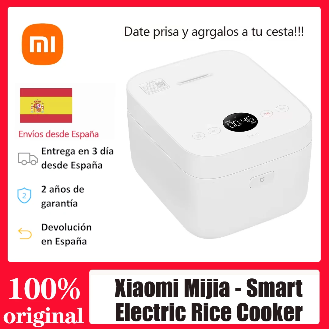 Xiaomi Mijia - Smart Electric Rice Cooker, Multi-Function, 3L, with App, NFC Function, IH Heating, Non-sticky