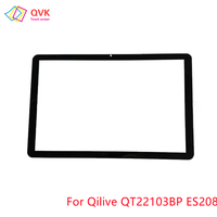 Black 10.1Inch For Qilive QT22103BP ES208 600119756 Tablet PC Capacitive Touch Screen Digitizer Sensor External Glass Panel