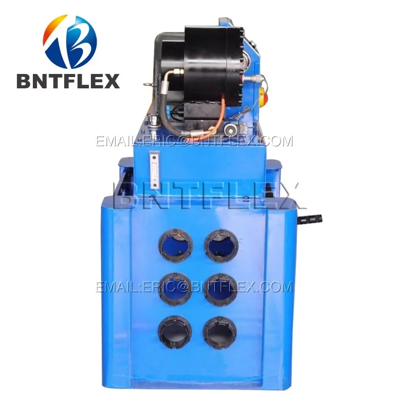 Сделано в Китае Быстрая скорость от 3/16 до 1,5 дюйма Электрические гидравлические шланговые прессы с 9 комплектами матриц для обжима труб