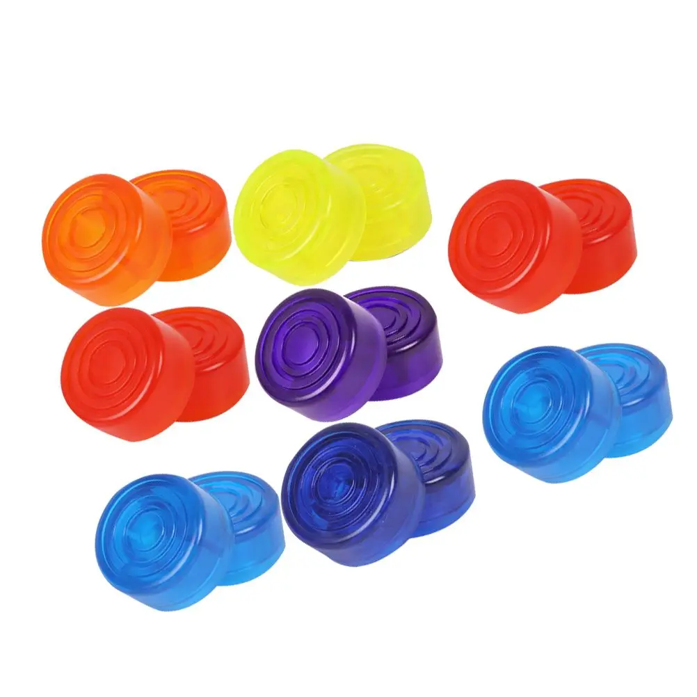 

16pcs Guitar Effect Footswitch Topper Foot Nail Pedal Topper Anti-Slip Colorful Protection for Guitar Pedal Effect (Mixed )