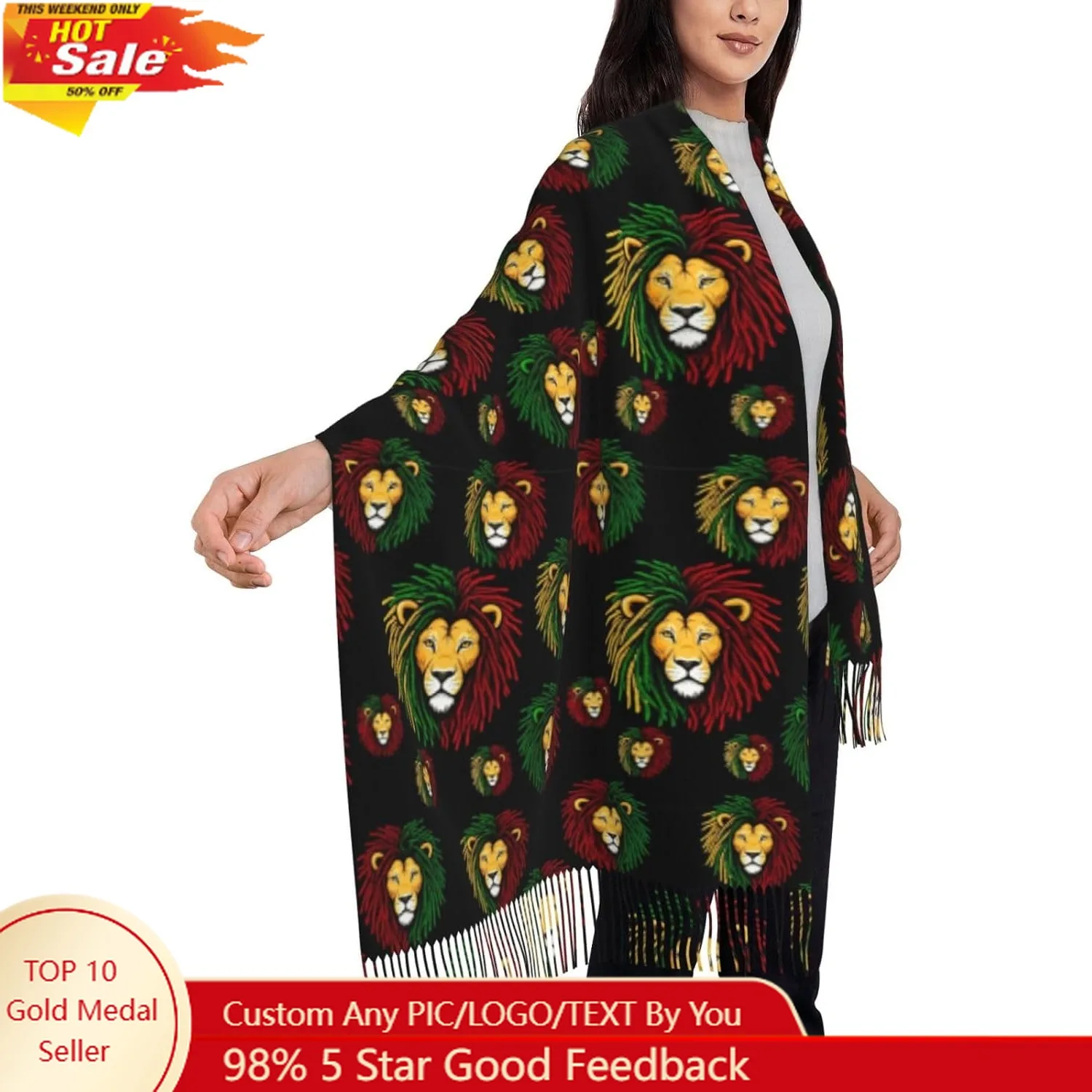 

Women Girls Scarf Long Winter Fall Pashmina Shawl Wrap