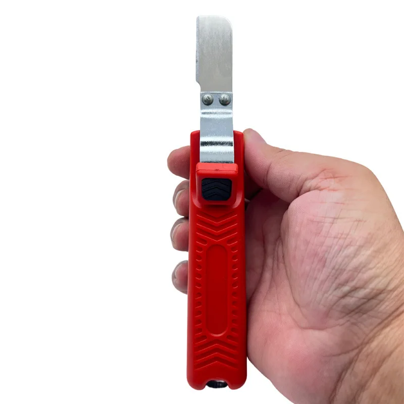 Spellafili leggero per elettricisti (8-28 mm) - Strumento spelafili per cavi in PVC facile da usare con manico in gomma per isolamento e riparazioni fai-da-te