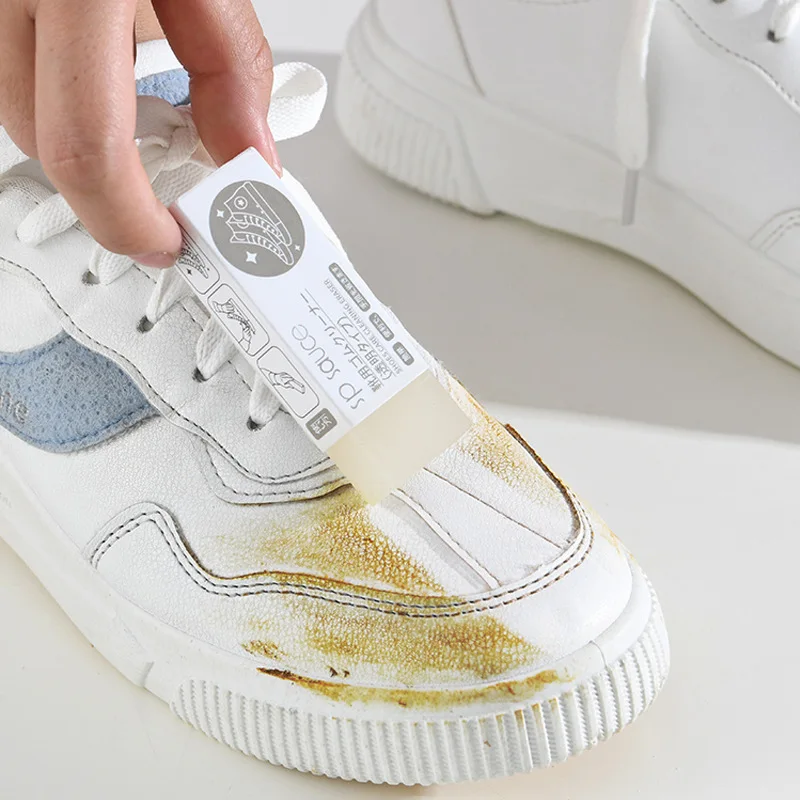 Japan Rubber Block for Suede Leather Shoes, Clean Care Eraser, Shoe Brush, Stain Cleaner, Decontamination Wipe, Natural Rubbing