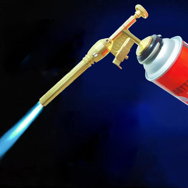 

Metal Flame Gun Gas Burner Torch Butane Burner Portable Outdoor Camping BBQ Flamethrower Welding Equipment Kitchen Lighter