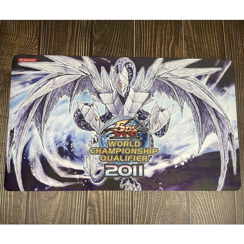 Игровой коврик Yu-Gi-Oh Trishula Dragon of the Ice Барьерный коврик для карт коврик YGO MTG KMC TCG YuGiOh Mat-188