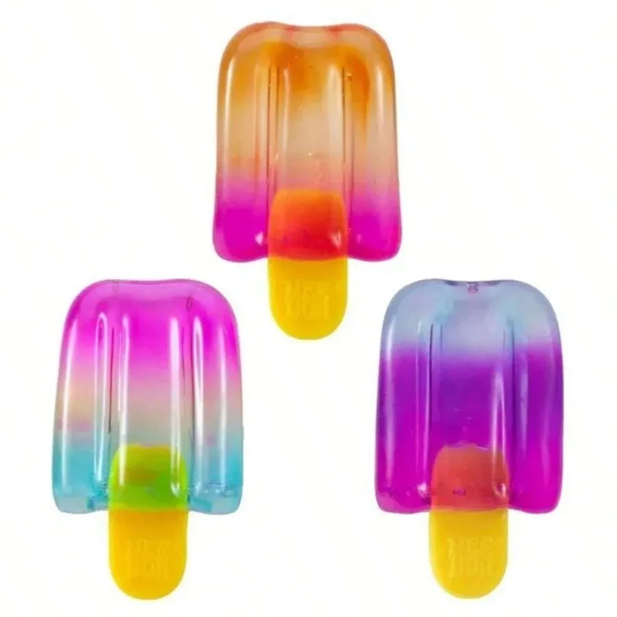 1pc 2026 Latest Bestselling - Ice Lolly Toy Suitable For Office, Stress Relief, Temperature Sensitive, Soft & Squishy Toy, Holiday Gift