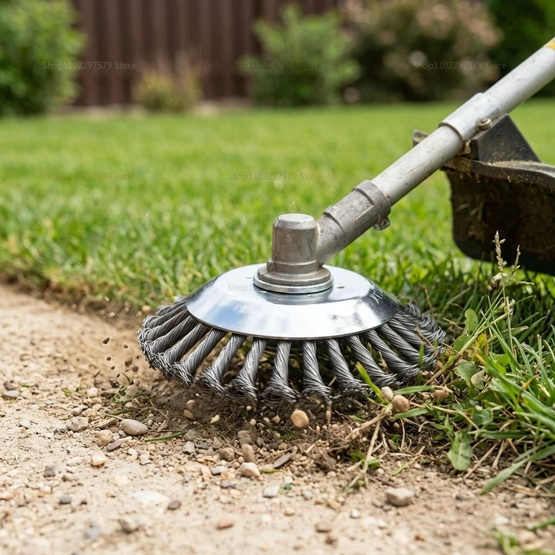 Gardening Tools To Remove Grass - 6 Inch Steel Wire Brush Cutter