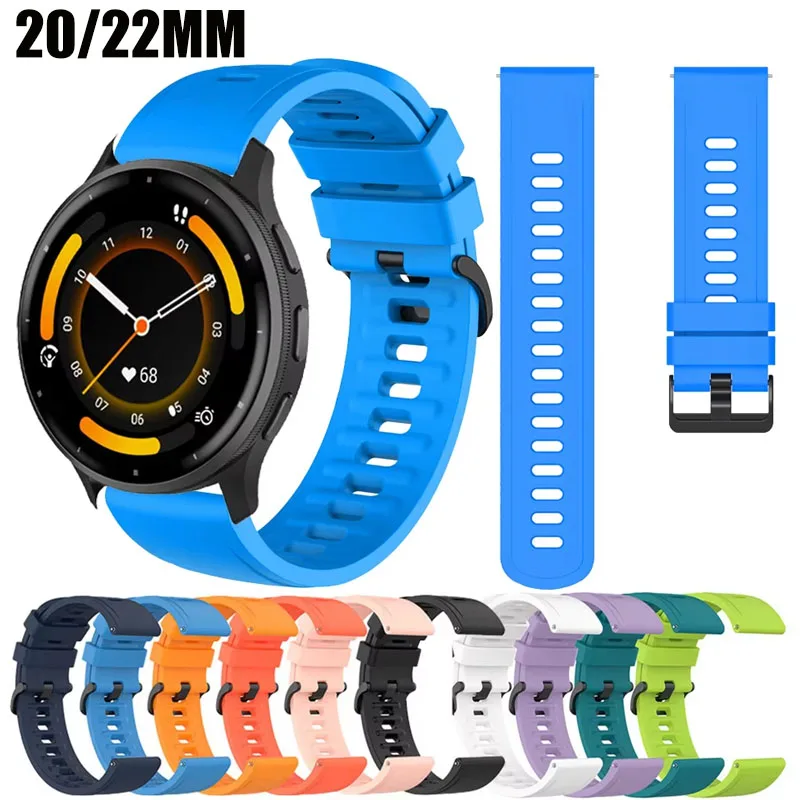 22mm 20mm Sport-Silikonarmband für Garmin Forerunner 970 255 245 265 645 Armband für Garmin Venu 4 3 45mm Vivoactive 4 5 6