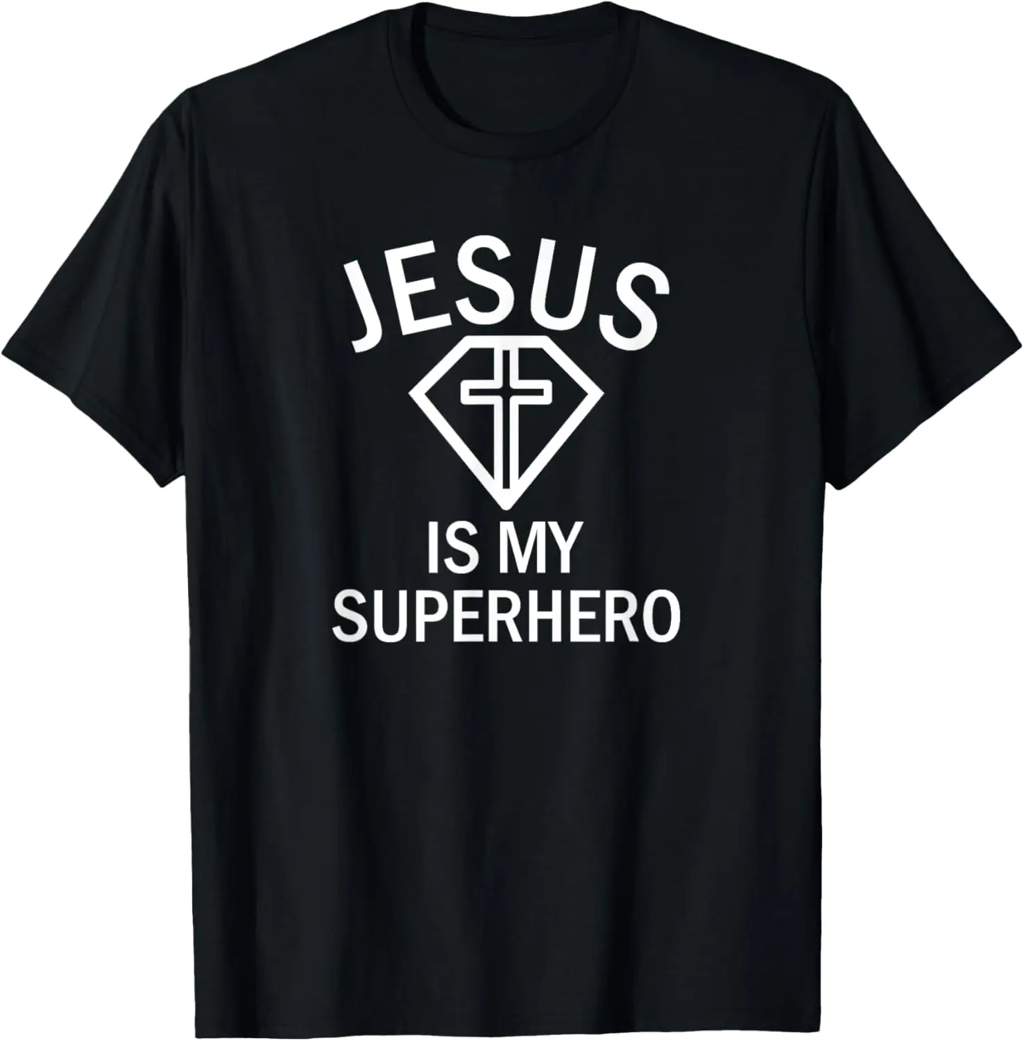 

Jesus is my Superhero Religious Fun Christian Sunday T-Shirt T-Shirt