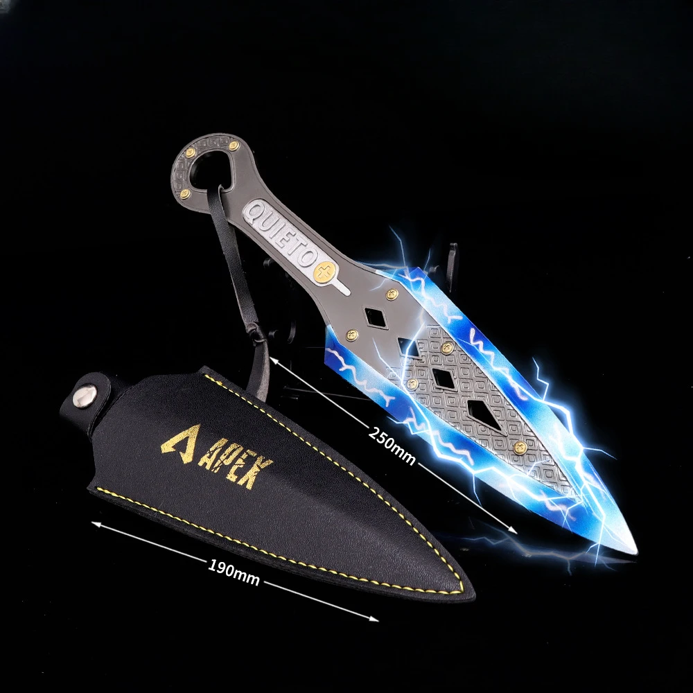 Apex Legends Weapon 15cm Colorful Thunder and Lightning Wraith Heirloom Respawn Kunai Game Weapon Knife Samurai Kids Toy for Kid