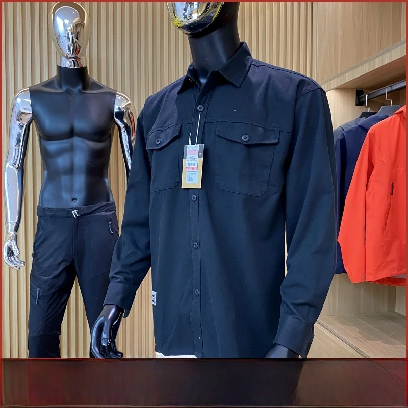 

Мужская повседневная длинная куртка в стиле ретро с хлопковой талией в японском стиле, однотонная осенняя одежда, Новое поступление, универсальная рабочая одежда