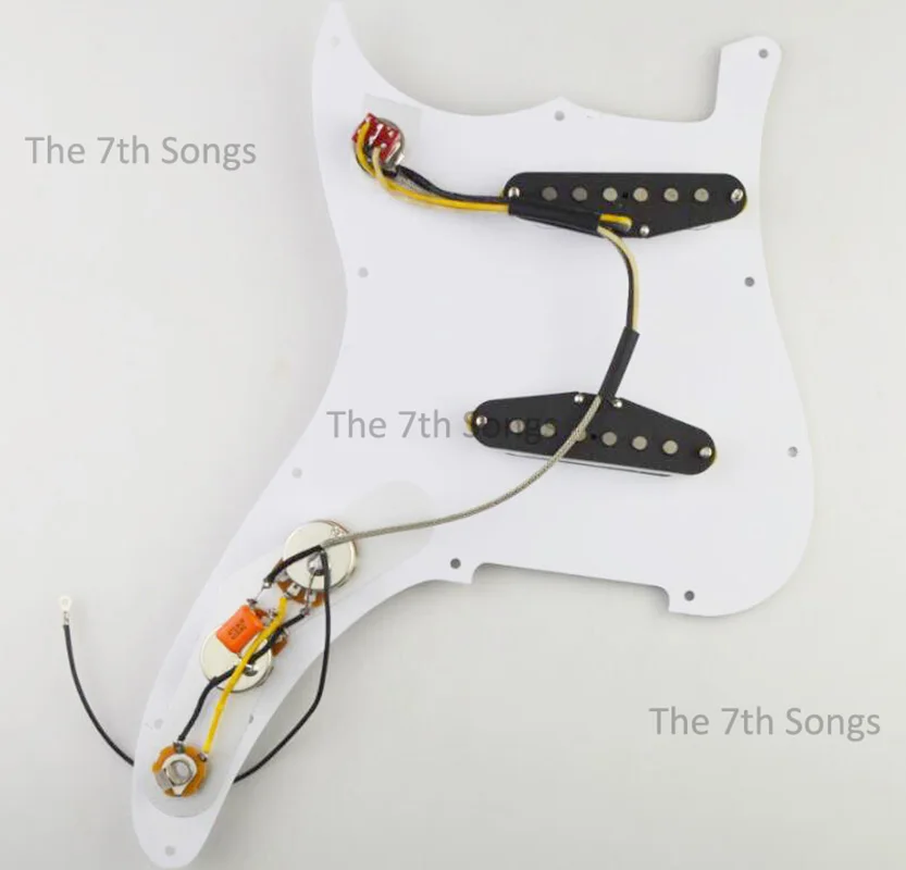 Alnico 3/Alnico 5 Duo-Sonic Prewired 50's Style/60's Style/Texas Style Electric Guitar Wiring Duosonic Loaded Pickguard view 6
