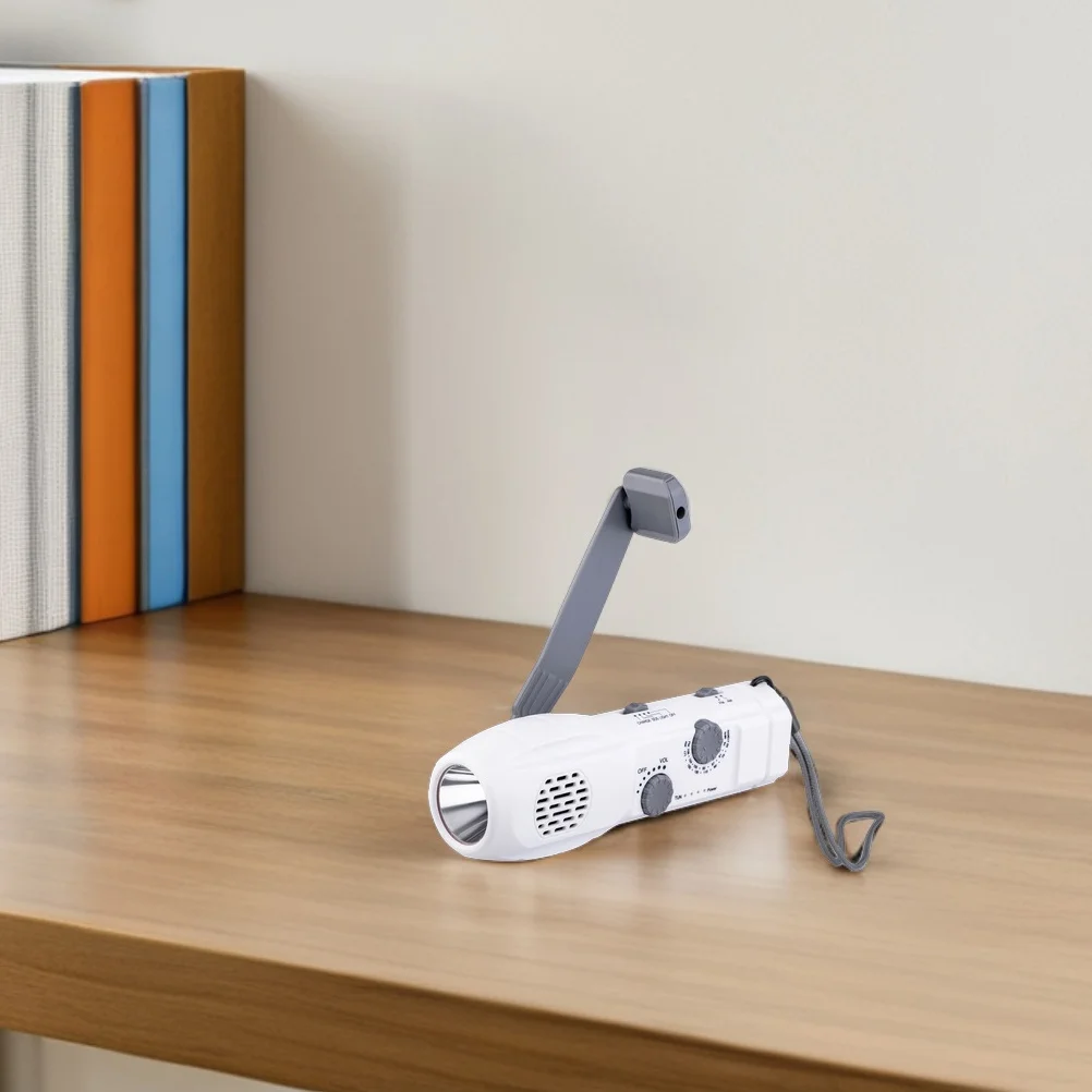 

Windup Flashlight Emergency Rechargeable LED for Camping Hiking Radio Sos Alarm USB Portable Torch Light